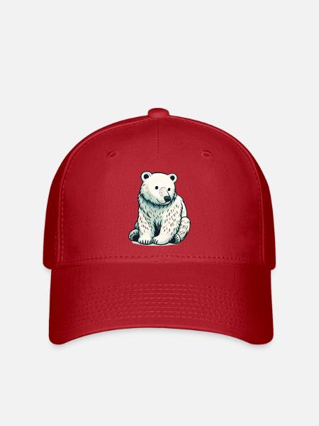 Eisbär - Flexfit Cap - Rot