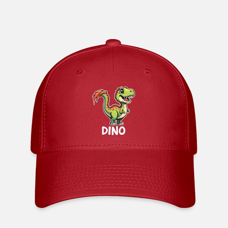 DINO - Flexfit Cap - Rot