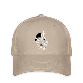 VISAGE TATOUAGE AMAZIGHAVEC DES BIJOUX - Casquette Flexfit - kaki - Devant