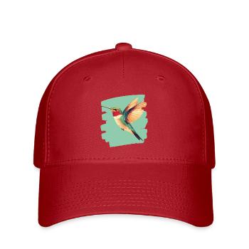 Hummingbird - Flexfit Cap - red - Front