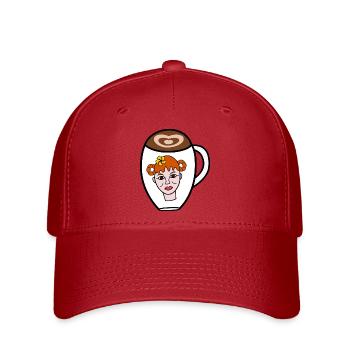 Kaffeetasse - Flexfit Cap - Rot - Vorne