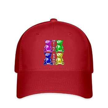GUMMIBÄREN MEINE BANDE - Flexfit Cap - Rot - Vorne