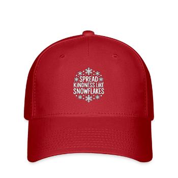 Spread Kindness Like Snowflake - Flexfit Cap - red - Front