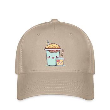 Kawaii drink with sprinkles - Flexfit Cap - khaki - Front