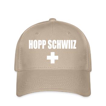 Hopp schwiiz - Casquette Flexfit - kaki - Devant