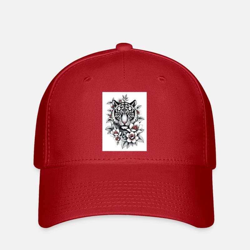 The Tiger never sleeps - Flexfit Cap - Rot