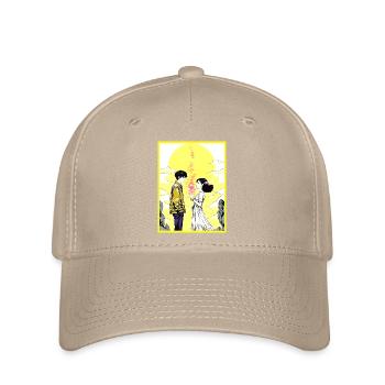 Liebendes Paar - Flexfit Cap - Khaki - Vorne