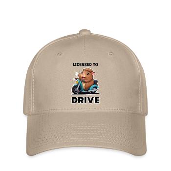 Permis de conduire réussi - Casquette Flexfit - kaki - Devant
