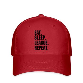 Basketball - Flexfit Cap - Rot - Vorne