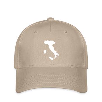 Silhouette italienne contour - Casquette Flexfit - kaki - Devant