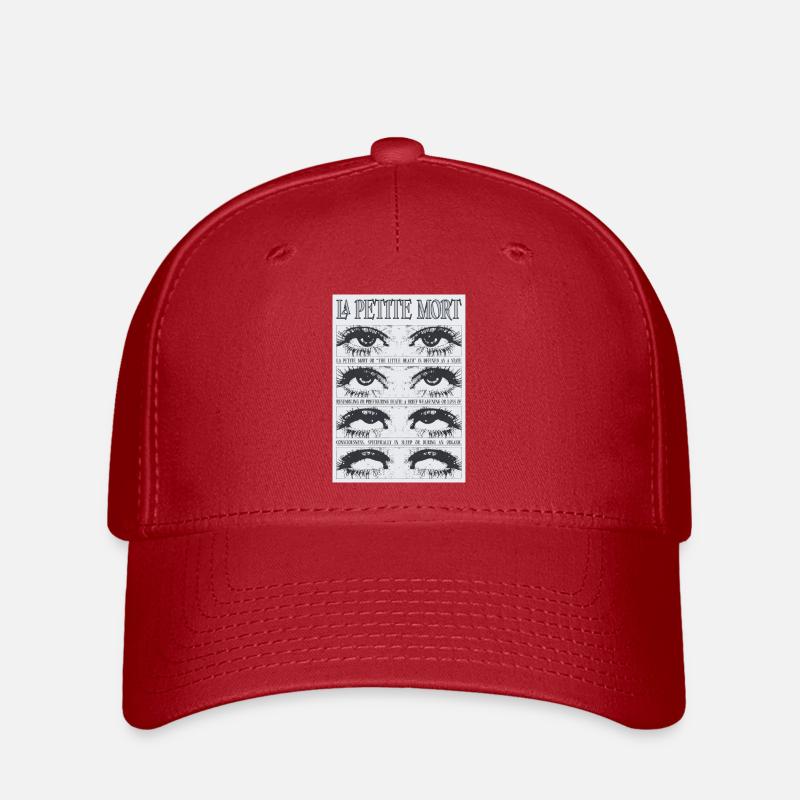 La Petite Mort Eye Illustration - Flexfit Cap - red