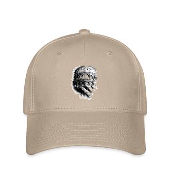 Engraved Colosseum and Spectral Staircase - Flexfit Cap - khaki - Front