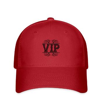 vip - Casquette Flexfit - rouge - Devant