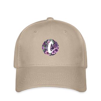 Buchstabe C - Flexfit Cap - Khaki - Vorne