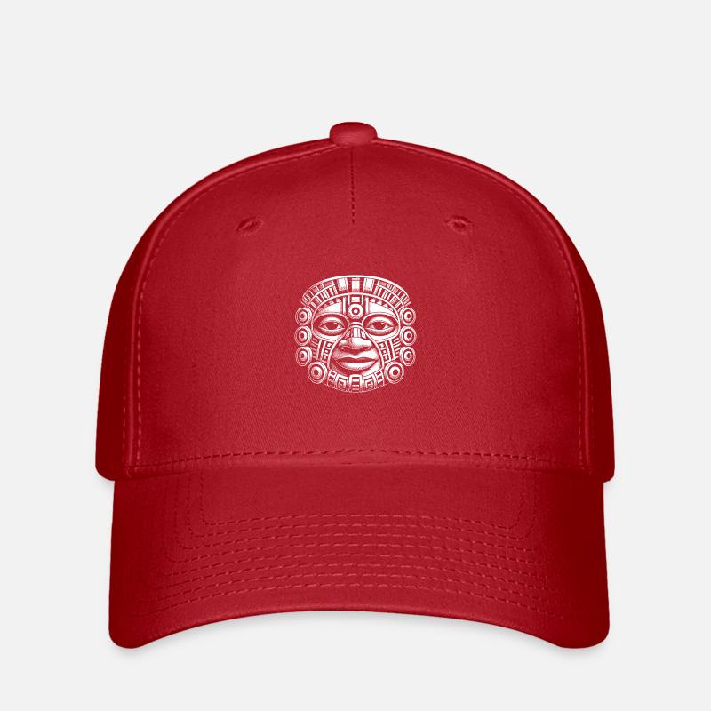 Mask - Flexfit Cap - red