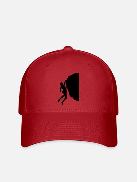 Escalade # 4 - Casquette Flexfit - rouge