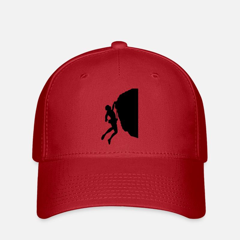 Escalade # 4 - Casquette Flexfit - rouge