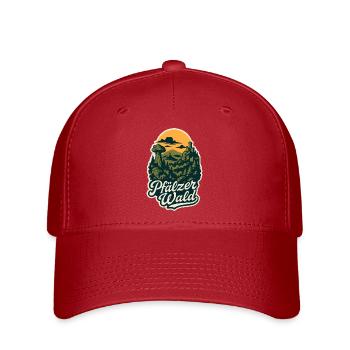 Pfälzer Wald – Mystische Kulturlandschaft - Flexfit Cap - Rot - Vorne