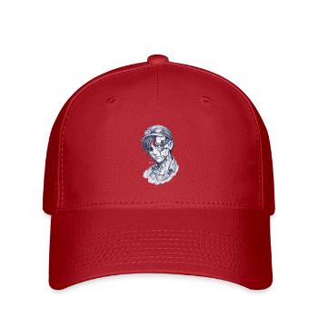 Decayed mechanic| Surreal Zomie Boy - Flexfit Cap - red - Front