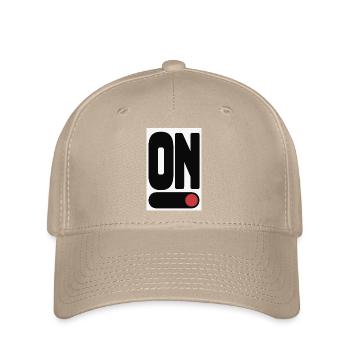 ON Statement Poster Minimal Design - Flexfit Cap - Khaki - Vorne