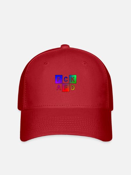 FCK AFD - Flexfit Cap - Rot