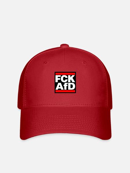 FCK AfD! red - Flexfit Cap - Rot
