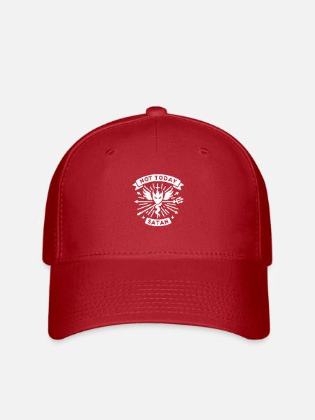 Nicht heute Satan - Flexfit Cap - Rot