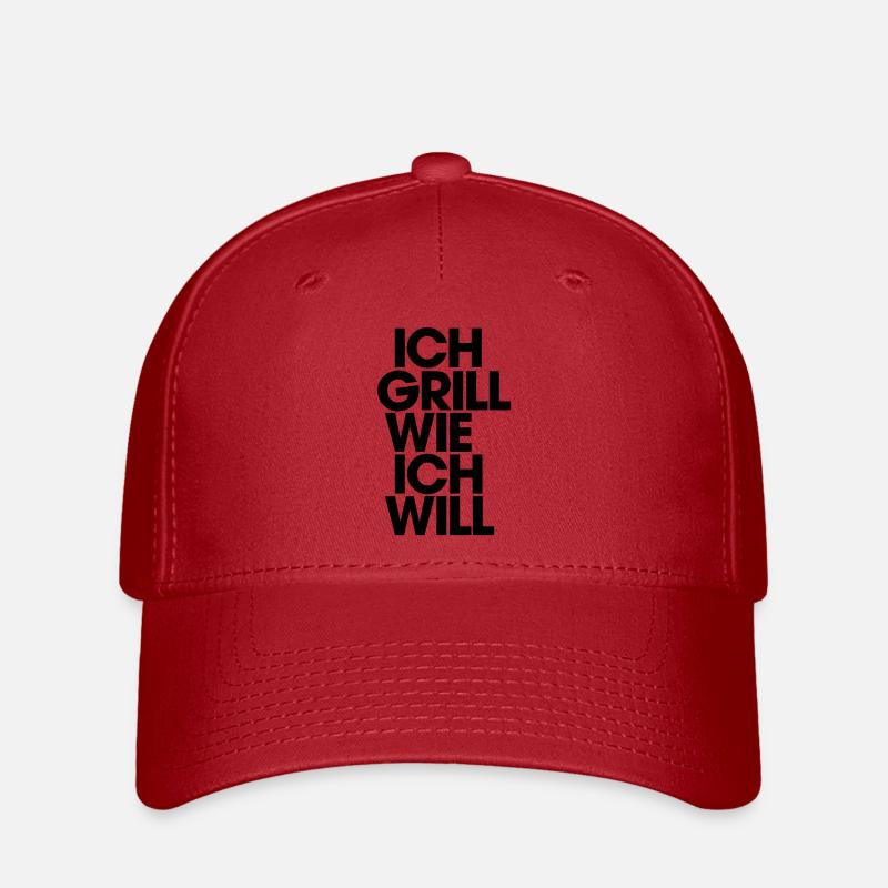 Je grille que je veux! - Casquette Flexfit - rouge
