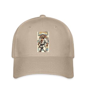 Karate MEISTER - Flexfit Cap - Khaki - Vorne