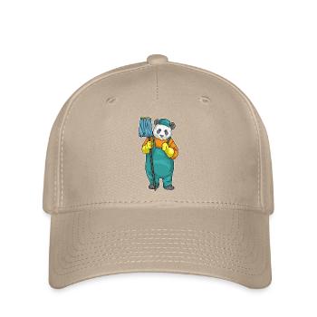 Panda Cleaner Mop Cleaning - Flexfit Cap - khaki - Front