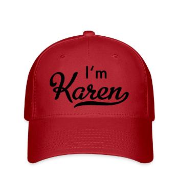 Karen - Casquette Flexfit - rouge - Devant