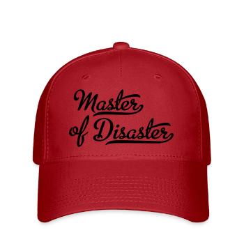 Master of Disaster - Flexfit Cap - red - Front