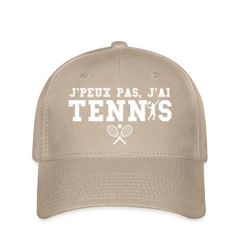 Joueur de tennis - Casquette Flexfit - kaki - Devant