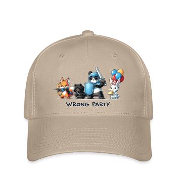 False Party – Knight, Rogue, Mage & Birth - Flexfit Cap - khaki - Front