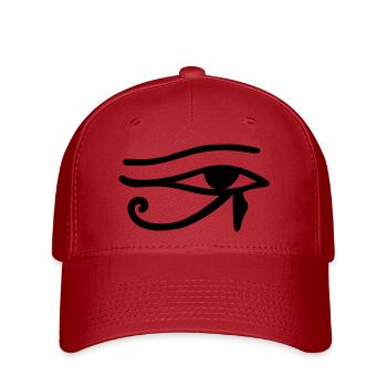 Eye of Horus - Flexfit Cap - red - Front