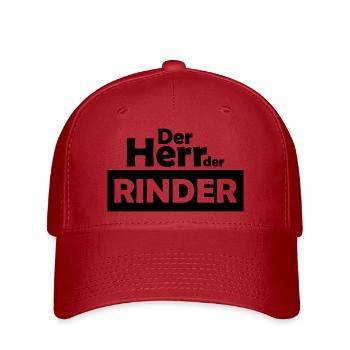 der herr der rinder - Flexfit Cap - Rot - Vorne
