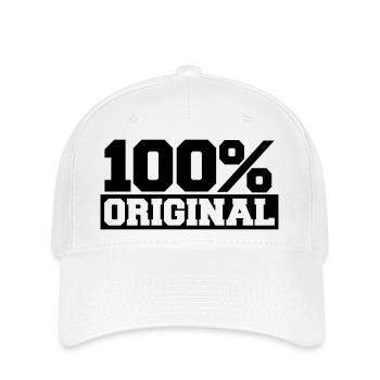 100 Percent Original - Flexfit Cap - white - Front
