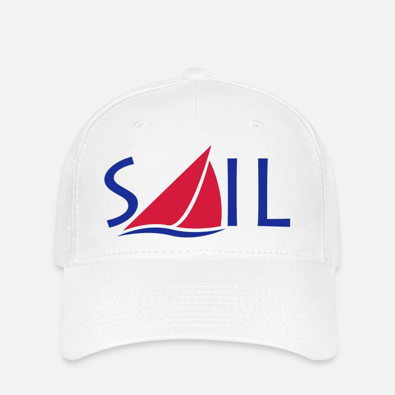 Sail Logo - Flexfit Cap - white