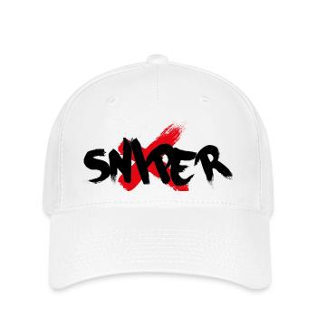sniper - Flexfit Cap - white - Front