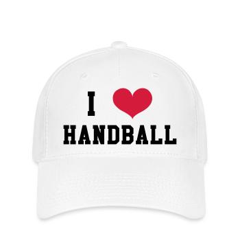 I Love Handball - Flexfit Cap - white - Front