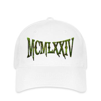 MCMLXXIV 1974 50e anniversaire B-Day cadeau d’anniversaire - Casquette Flexfit - blanc - Devant