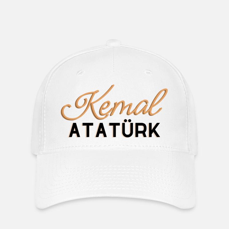 Ataturk Design - Flexfit Cap - white