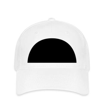 Halbkreis - Flexfit Cap - Weiß - Vorne