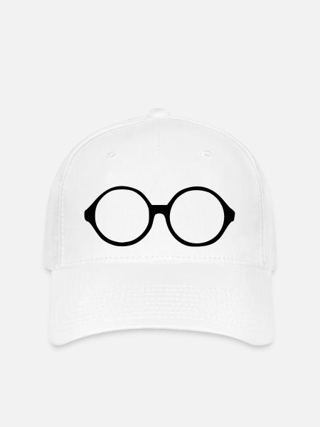 Brille - Flexfit Cap - Weiß