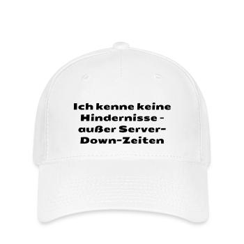 Typisch-Gamer - Flexfit Cap - Weiß - Vorne