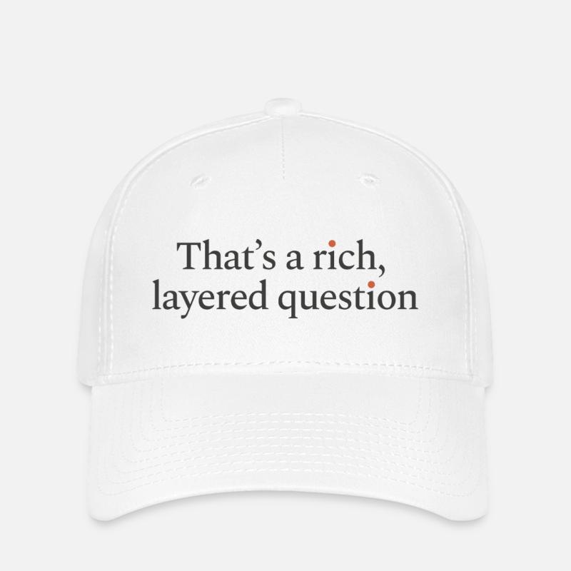 That is a rich, layered question - Flexfit Cap - white
