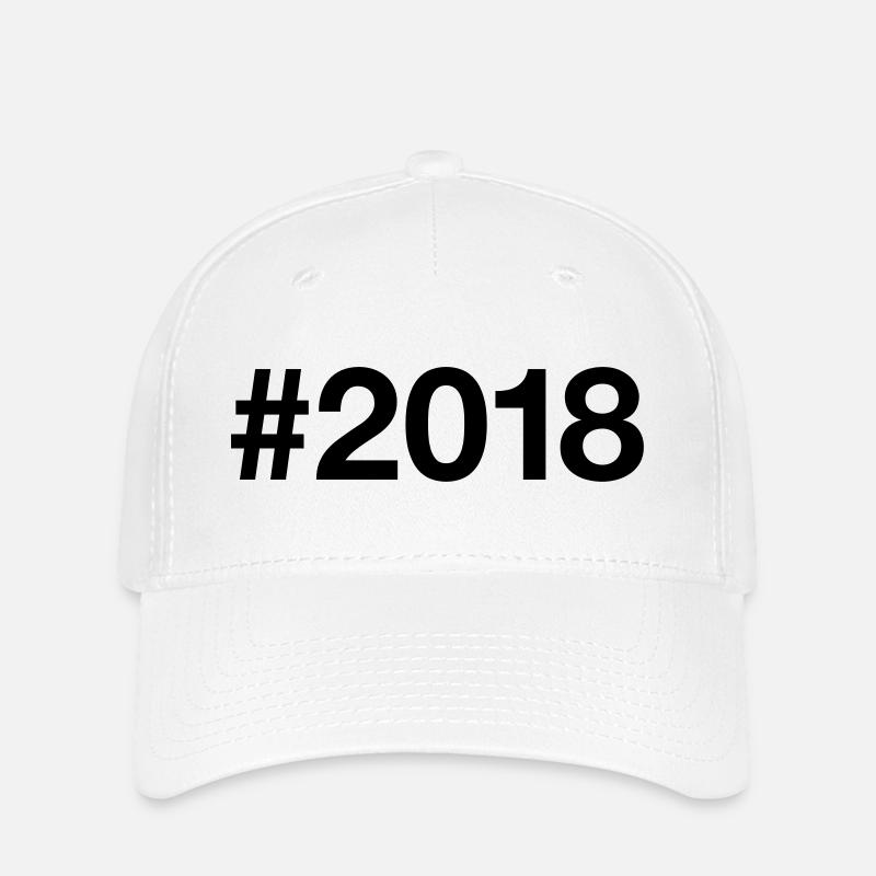 8e anniversaire du millésime 2018 - Casquette Flexfit - blanc