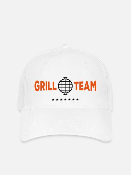 grill team grill - Flexfit Cap - Weiß