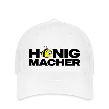 Honigmacher - Flexfit Cap - Weiß - Vorne