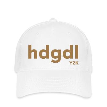 hdgdl hab dich ganz doll lieb Y2k braun - Flexfit Cap - Weiß - Vorne